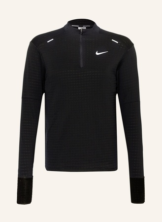 Nike  Laufshirt Therma-Fit Repel schwarz beige