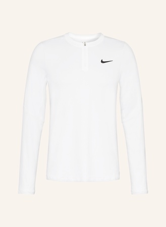 Nike  Longsleeve Court Dri-Fit Advantage Aus Mesh weiss beige