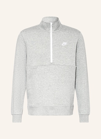 Nike  Sweat-Troyer Sportswear Club grau beige