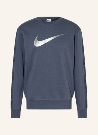 Nike  Sweatshirt Sportswear Mit Galonstreifen blau beige