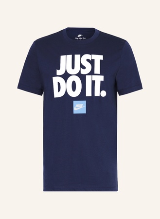 Nike  T-Shirt blau beige
