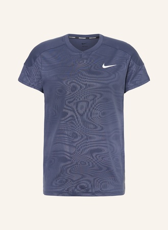 Nike  T-Shirt Court Slam Dri-Fit blau