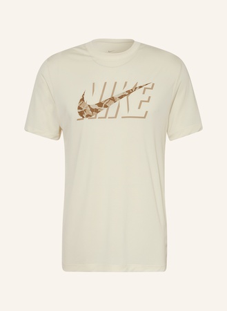 Nike  T-Shirt Dri-Fit weiss braun