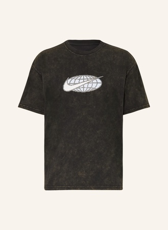Nike  T-Shirt Swoosh schwarz beige