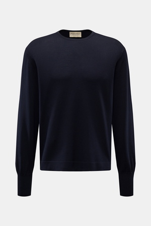 Officine Generale Officine Générale - Herren - Merino Rundhalspullover navy