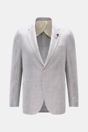 LARDINI  - Herren - Sakko rauchblau/offwhite kariert