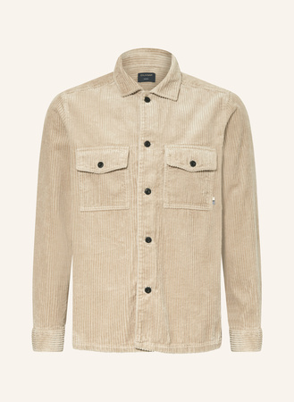 Olymp Cord-Overshirt Casual beige