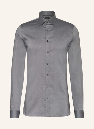 Olymp Hemd No. Six Super Slim Fit silber