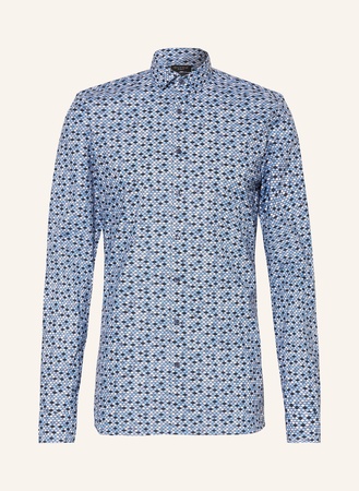 Olymp Hemd No. Six Super Slim Mit Extra Langem Arm blau