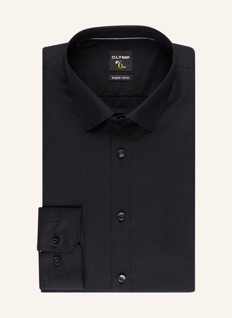Olymp Hemd No. Six Super Slim schwarz