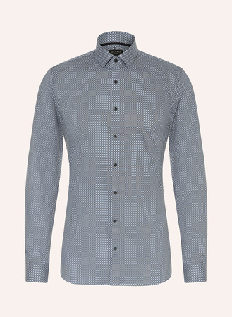 Olymp Hemd No. Six Super Slim silber