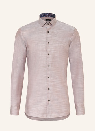 Olymp Hemd Super Slim Fit braun