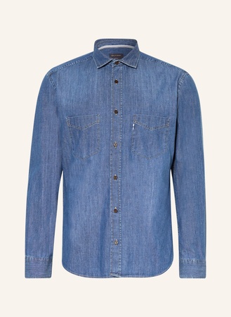 Olymp Jeanshemd Casual Fit blau