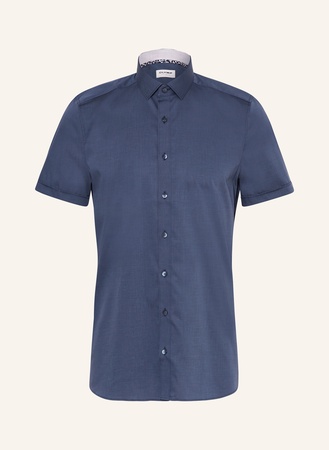 Olymp Kurzarm-Hemd Level Five Body Fit blau