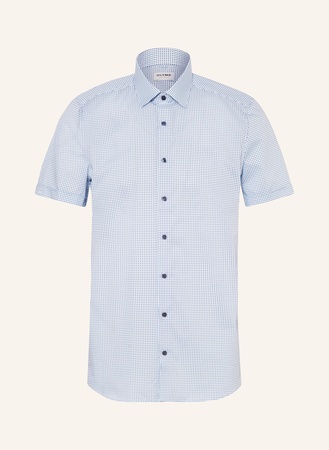 Olymp Kurzarm-Hemd Level Five Body Fit blau