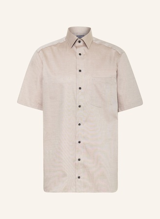 Olymp Kurzarm-Hemd Luxor Comfort Fit beige