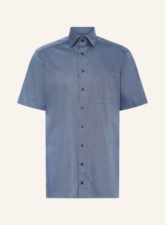Olymp Kurzarm-Hemd Luxor Modern Fit blau