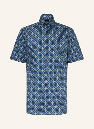 Olymp Kurzarm-Hemd Luxor Modern Fit blau