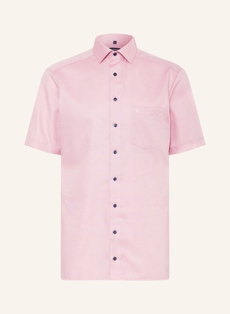 Olymp Kurzarm-Hemd Luxor Modern Fit rosa