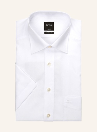 Olymp Kurzarm-Hemd Luxor Modern Fit weiss