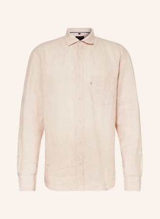 Olymp Leinenhemd Regular Fit beige