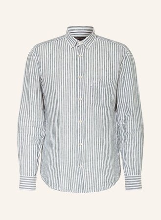 Olymp Leinenhemd Regular Fit grau
