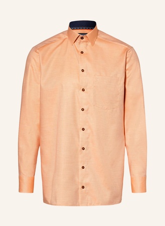 Olymp Piqué-Hemd Luxor Comfort Fit orange beige