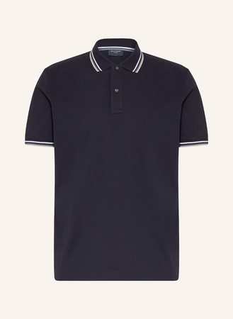 Olymp Piqué-Poloshirt Casual Fit blau