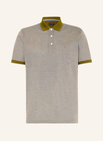 Olymp Piqué-Poloshirt Casual Fit gruen