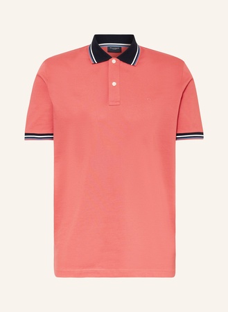 Olymp Piqué-Poloshirt Casual Fit rot