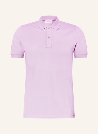 Olymp Piqué-Poloshirt Level Five Body Fit violett beige