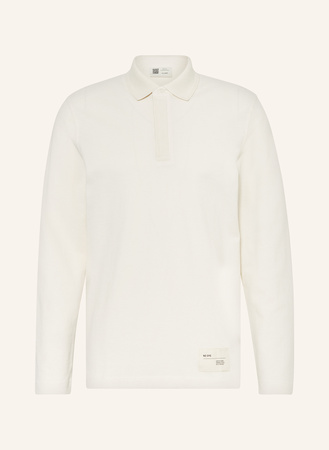 Olymp Piqué-Poloshirt weiss