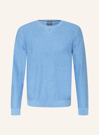 Olymp Pullover blau beige
