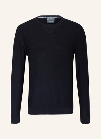 Olymp Pullover blau schwarz