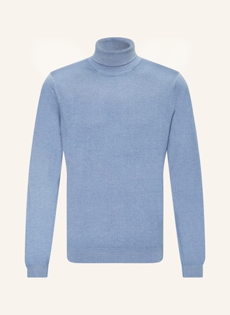 Olymp Rollkragenpullover blau