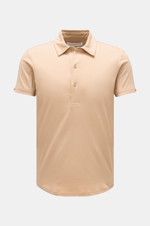 Orlebar Brown  - Herren - Jersey-Poloshirt 'Sebastian Cotton Sil' camel grau