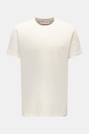 Orlebar Brown  - Herren - Rundhals-T-Shirt 'Classic Tee' offwhite grau