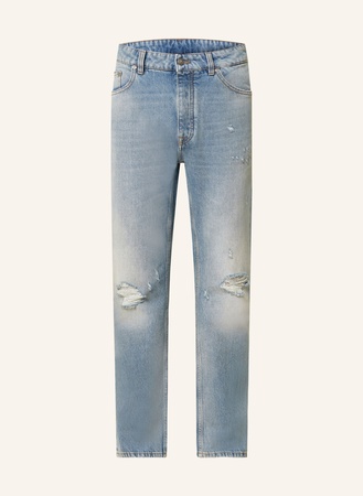Palm Angels  Destroyed Jeans Regular Fit blau