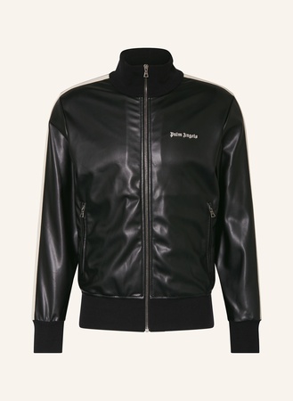 Palm Angels  Jacke In Lederoptik schwarz