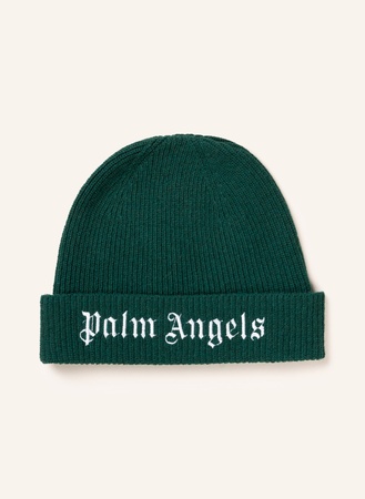 Palm Angels  Mütze gruen braun