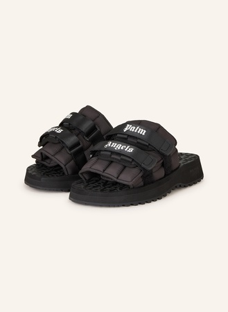 Palm Angels  Pantoletten Moto-P schwarz