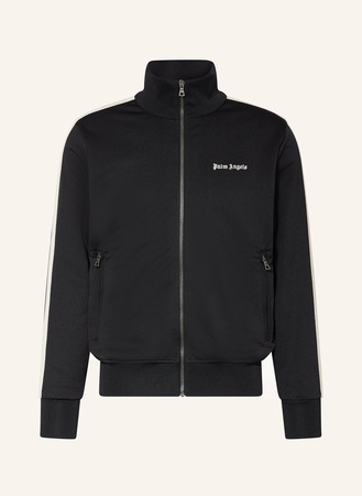Palm Angels  Sweatjacke Mit Galonstreifen schwarz