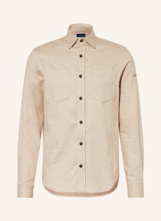 Paul &amp; Shark  Flanellhemd Slim Fit beige