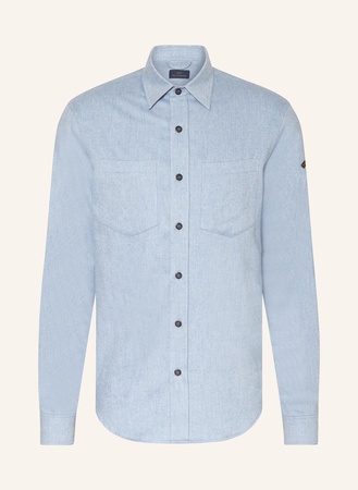 Paul &amp; Shark  Flanellhemd Slim Fit blau