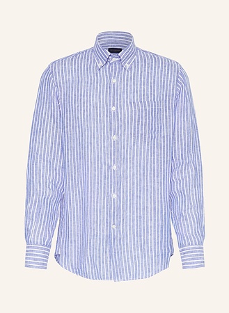 Paul &amp; Shark  Leinenhemd Comfort Fit blau