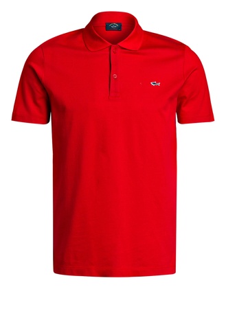 Paul &amp; Shark  Piqué-Poloshirt rot