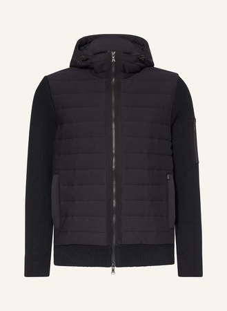 Paul &amp; Shark  Strickjacke Im Materialmix schwarz