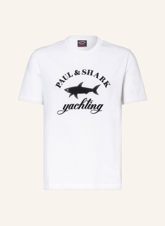 Paul &amp; Shark  T-Shirt weiss grau