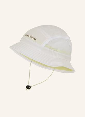 Peak Performance  Bucket-Hat Mit Mesh weiss beige