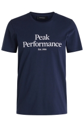 Peak Performance Herren T-Shirt Original Tee Blue Shadow Navy grau